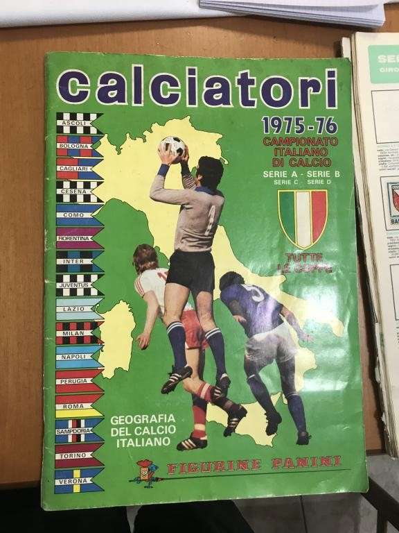 Album calcio Calciatori 1975-76 incompl. doppio
